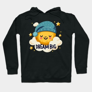 Dream Big: Moon with Nightcap Hoodie